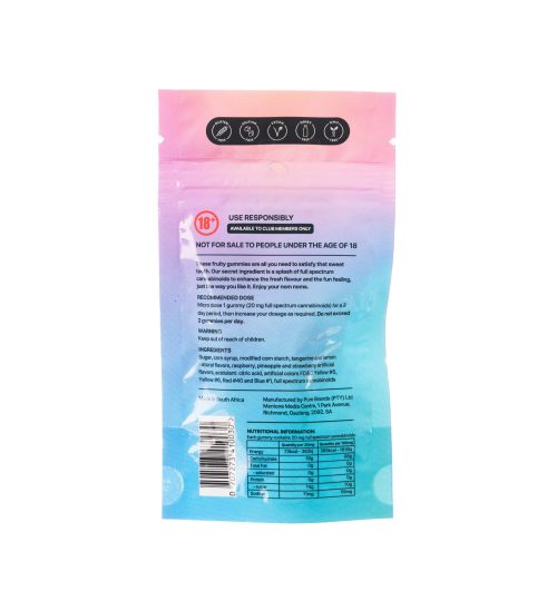 Yummy Gummies – 20mg THC – 5 servings - Image 2