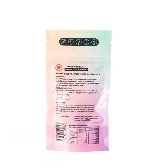 Yummy Gummies – 20mg THC – 3 servings - Image 2