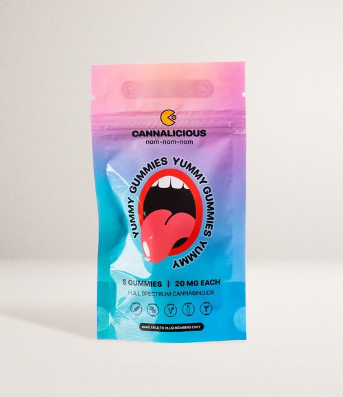 Yummy Gummies – 20mg THC – 5 servings